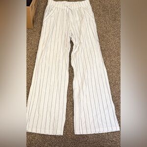Sienna Sky Cream and Black Striped Pants